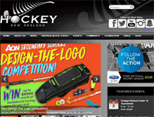 Tablet Screenshot of hockeynz.co.nz